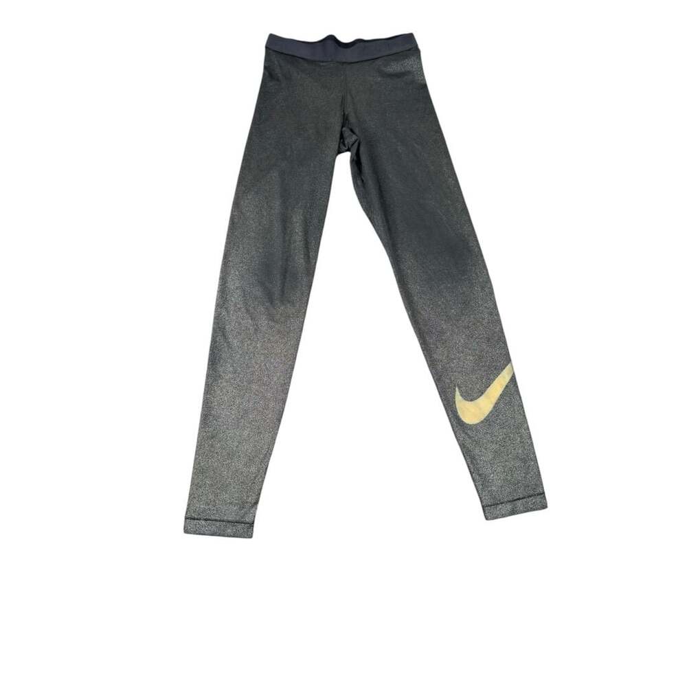 Nike Pro Dri-FIT Leggings Size S Metallic Gray